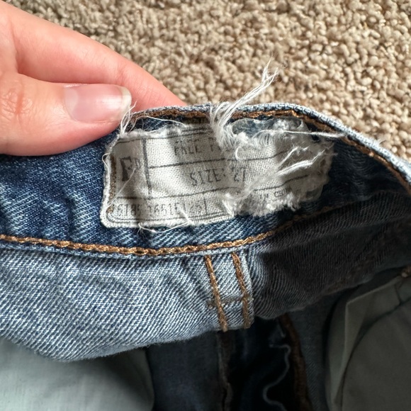 Free People Embroidered Denim Jean Shorts - Picture 5 of 8